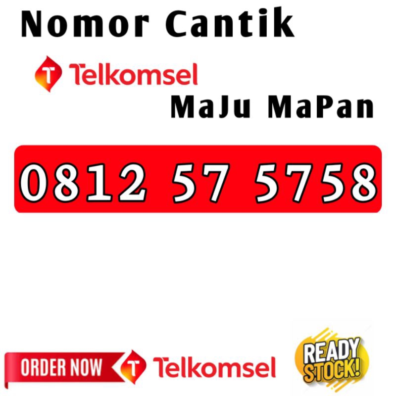 NOMOR CANTIK TELKOMSEL SIMPATI 10 DIGIT 57 5758