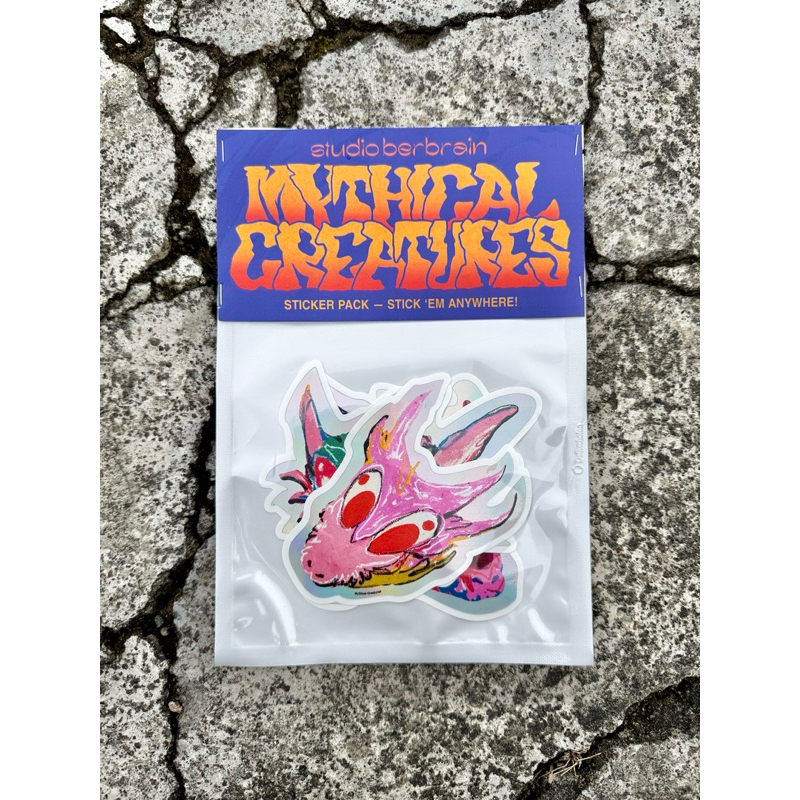 

PREMIUM STICKER PACK 'MYTHICAL CREATURES' HOLOGRAM BY STUDIO BERBRAIN