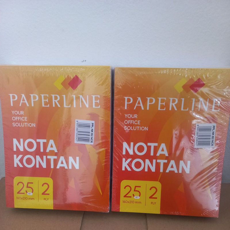 

nota B2 paperline/harga untuk per pcs (satuan)