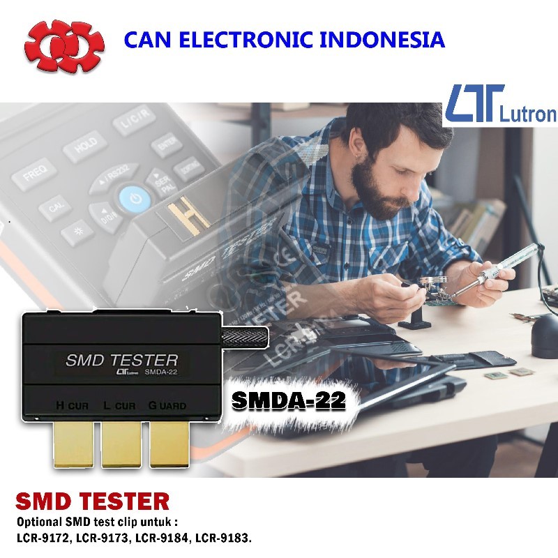 SMD Tester Lutron SMDA-22 untuk Lutron LCR-9184, LCR-9183