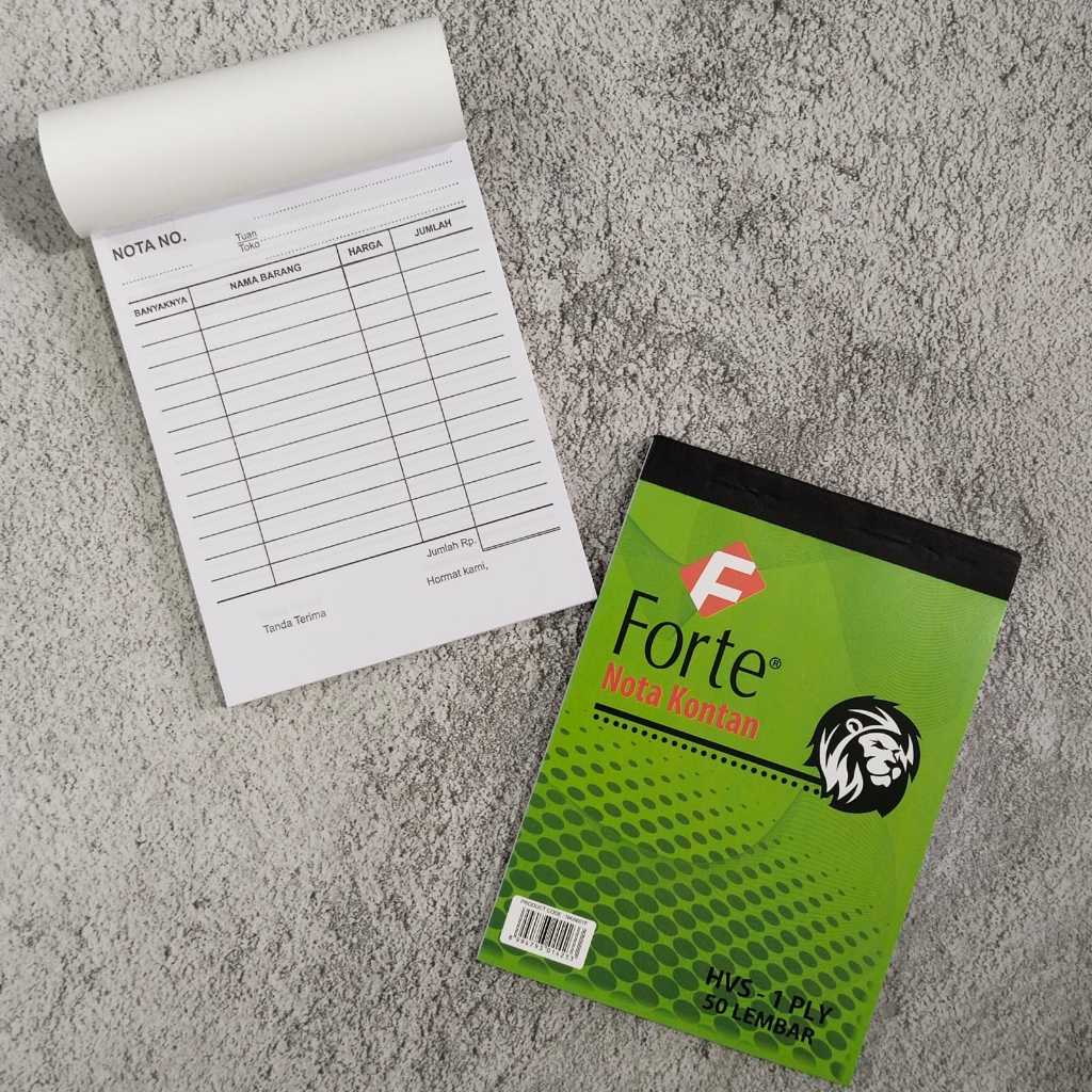 

ECER - NOTA KONTAN 1 PLY KECIL