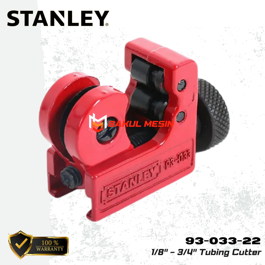 

Stanley 93-033-22 Pemotong Pipa Ac 1/8"-3/4" Tubing Cutter 93-033