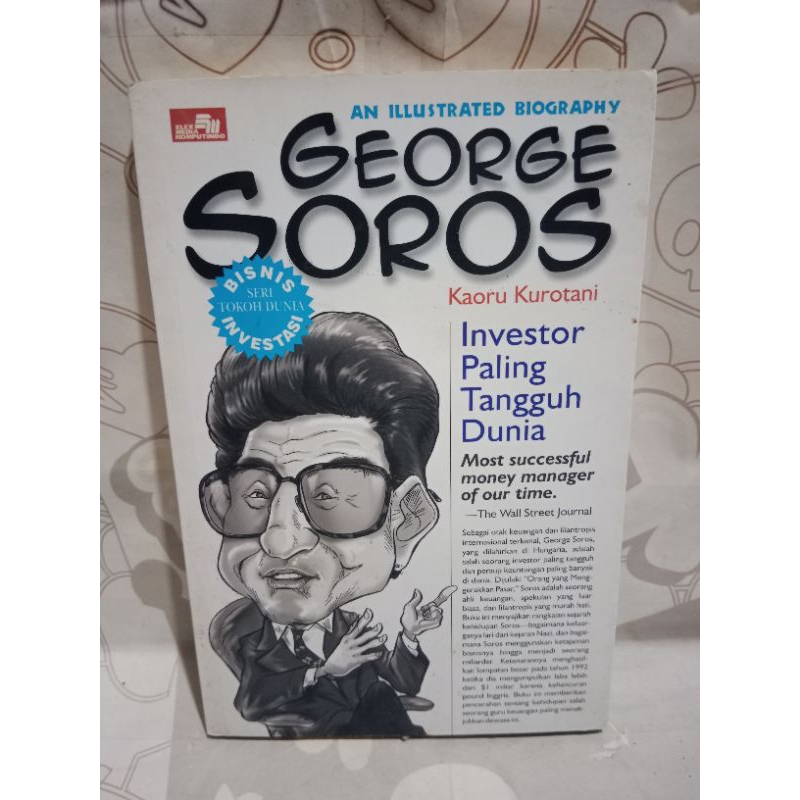 buku komik biografi " George Soros