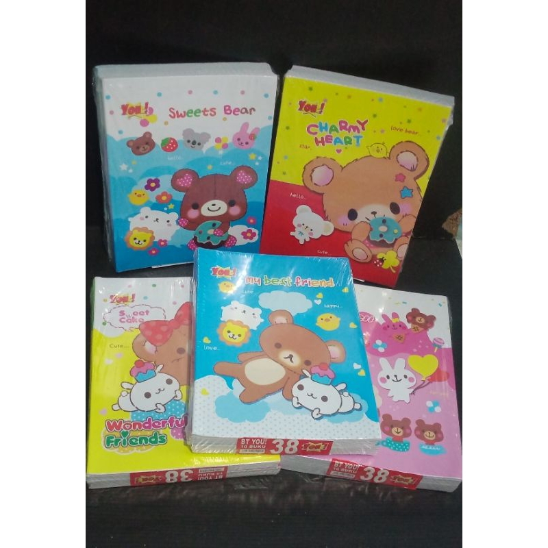 

MURAH BUKU TULIS YOU 38 LEMBAR 1 PACK ISI 10 BUKU