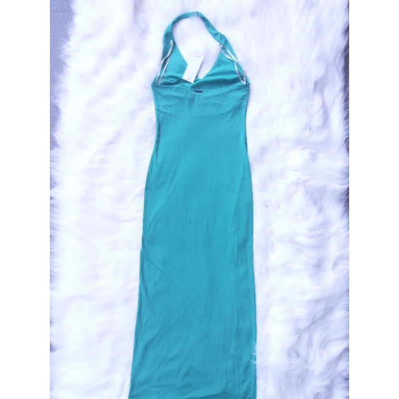 Dress hijau tali leher