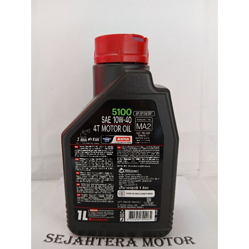 Oli Original asli MOTUL untuk motor BEBEK & MATIC  [ MOTUL MOTO 800ML, MOTUL MOTO 1 LITER, MOTUL 510