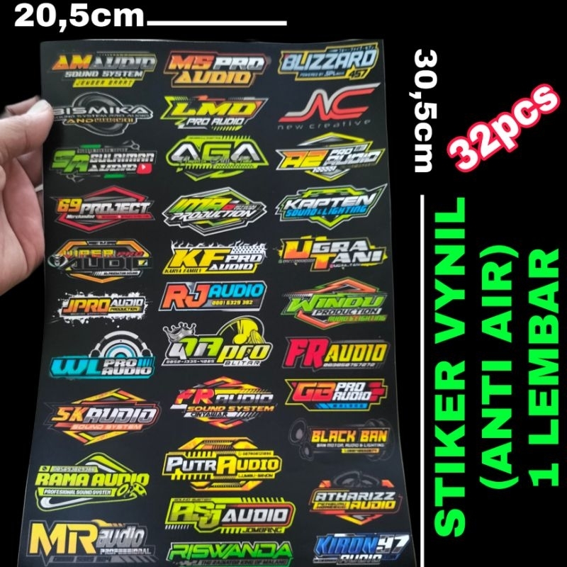 

STIKER MINIATUR SOUNDSYSTEM HOREG ISI 32 PCS BAHAN VYNIL