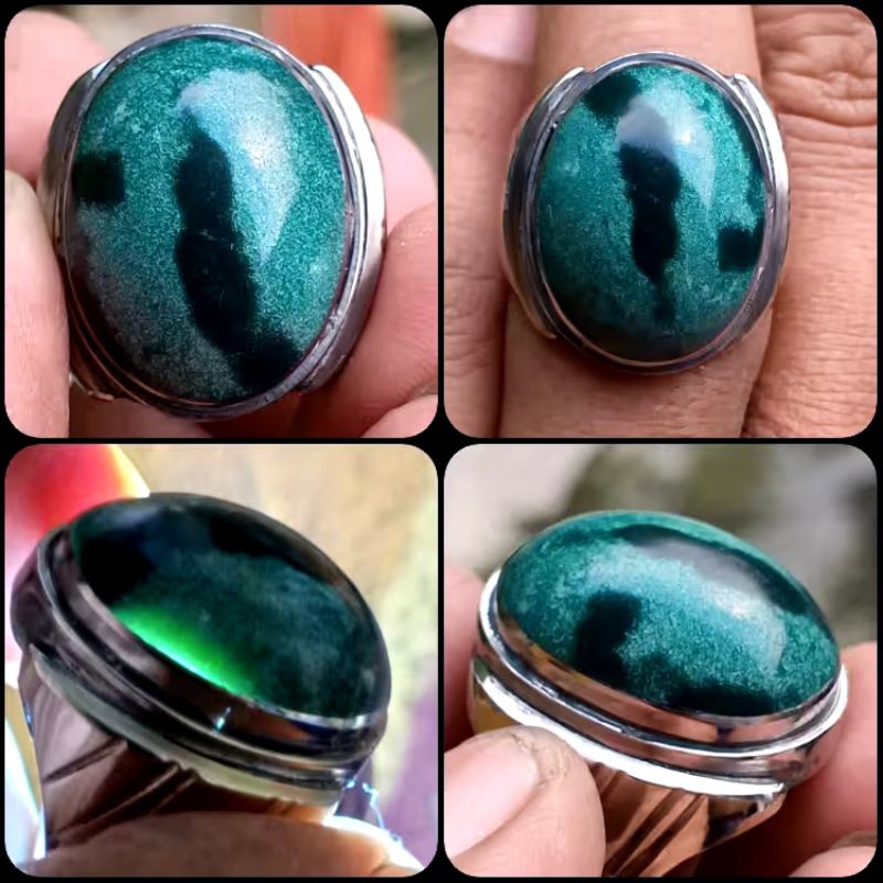 Natural Ijo Hijau Hejo Garut Bungbulang Semi Kristal Motif - NTD