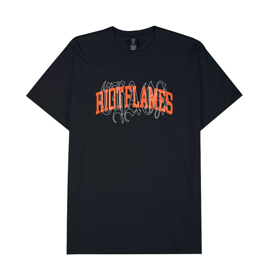 RIOT FLAMES Kaos Pria - ARCH RIOT 3 - Black