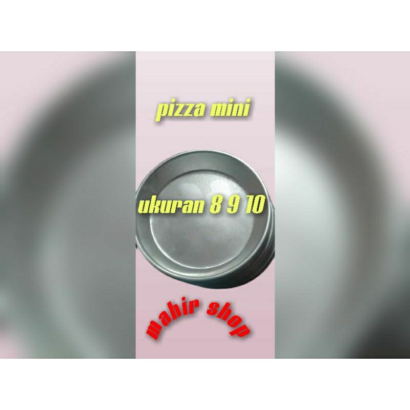 cetakan pizza mini silver
