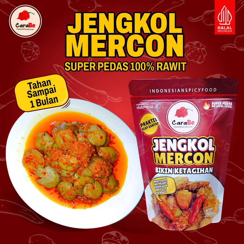 

JENGKOL BALADO MERCON SUPER PEDAS | 100% Rawit Setan | Tekstur Empuk | Fresh Made by Order | 250gr