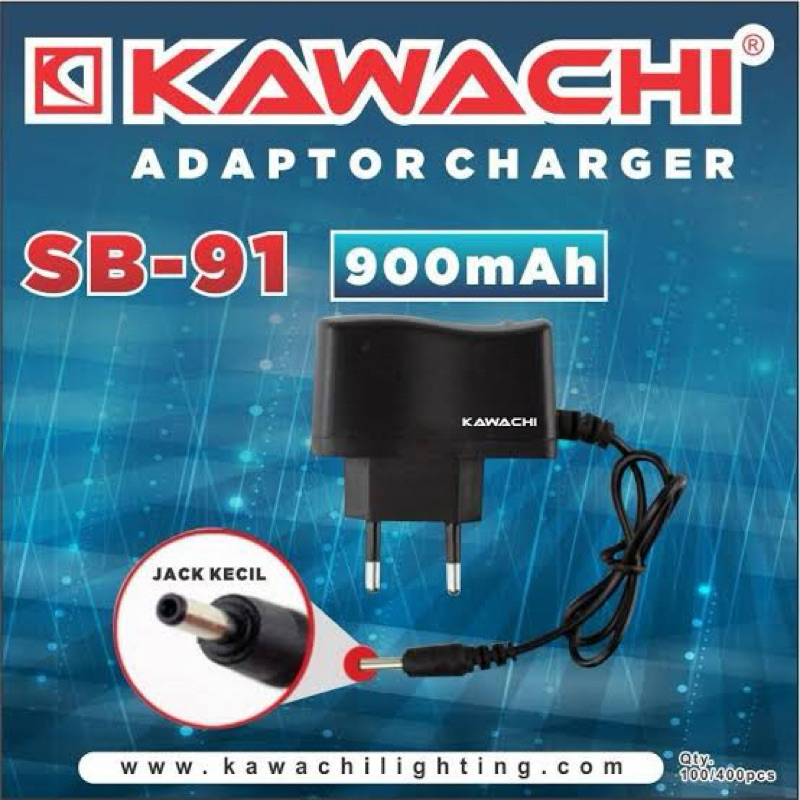 Adaptor Charger Senter Kepala Cas ORI SB51 500MAh /SB61 600MAh/ SB91 900MAh Kawachi