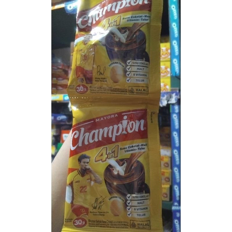 

Energen Champion 4in1 ( 1 Renceng isi 10 Pcs )