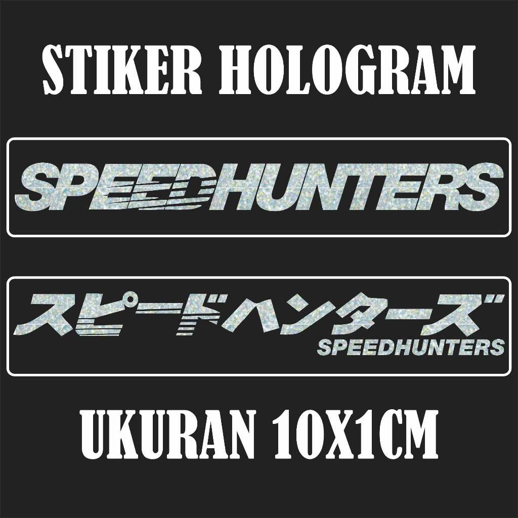 

Print Stiker Speedhunter Huruf Kanji Buat Aksessoris Motor 10x2cm