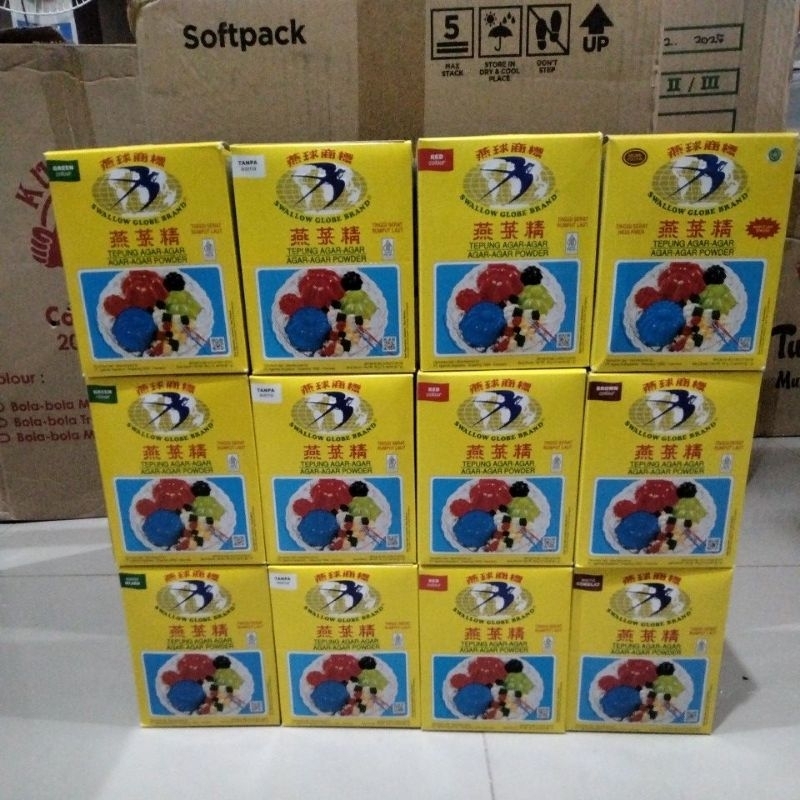 

Swallow agar-agar Powder 1 pack isi 12 pcs