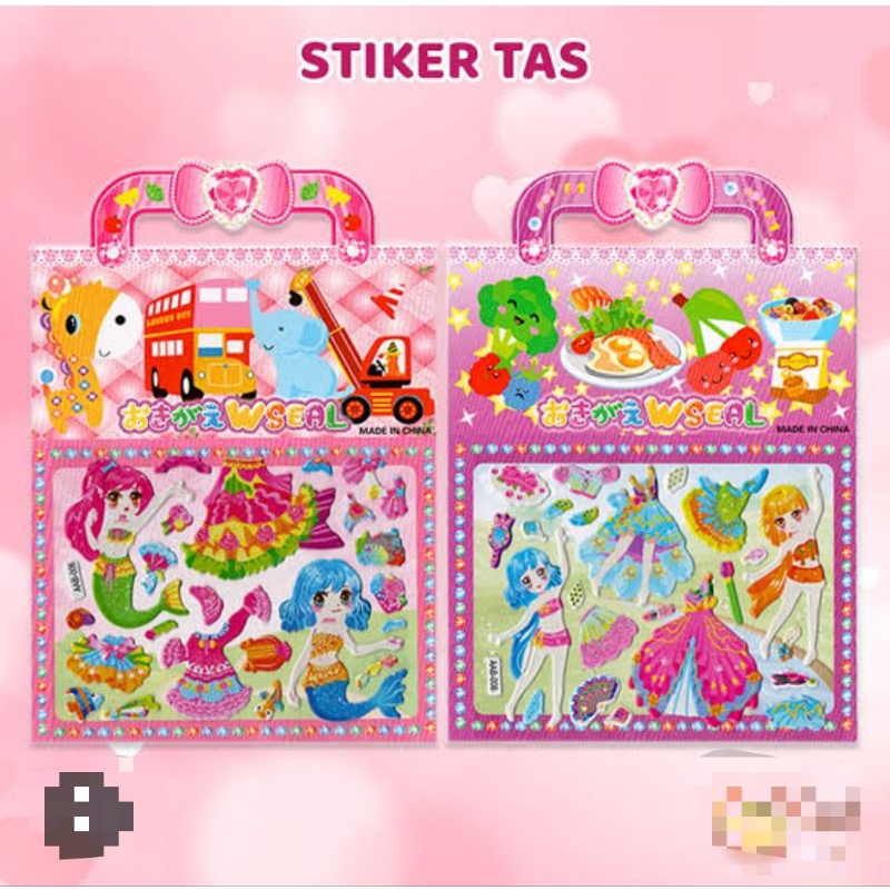 

J (J15) STIKER KARAKTER TAS BLING 1 PCS/STIKER TIMBUL/MAINAN ANAK