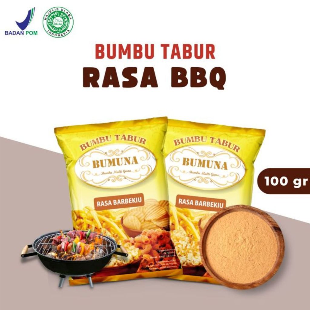 

Bumbu Tabur Beef BBQ BUMUNA / Yutakachi 100gram | Bumbu Keripik | Bumbu Tela-tela | Bumbu Tahu Bulat