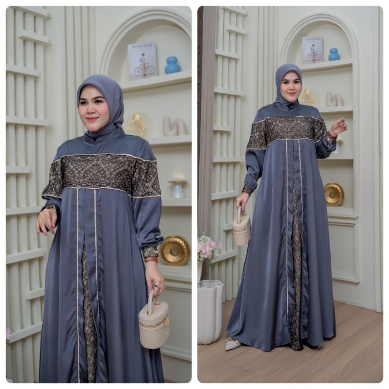 Arsyakayla Aura dress only gamis pesta wanita dewasa