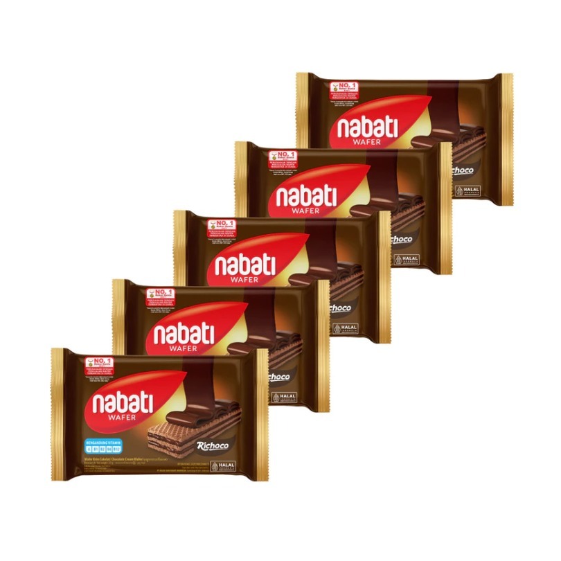 

Nabati Wafer Richoco 37gr x 5 pcs
