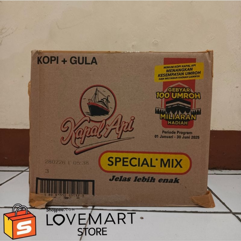 

Kopi kapal api 23 g • 1 DUS isi 12 RENCENG