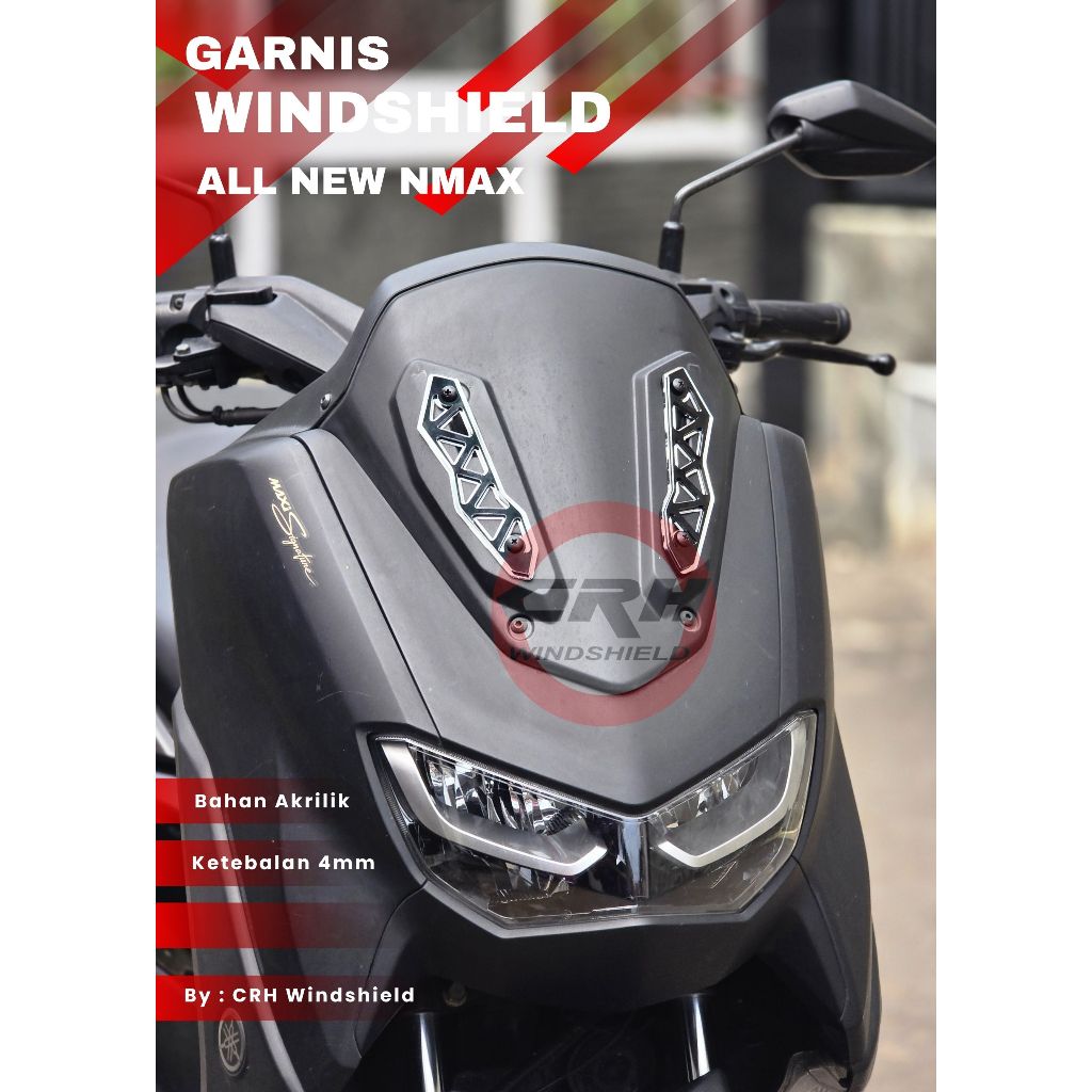 Garnis / Garnish Windshield Nmax New | Nmax Old | Pemanis Windshield Nmax new Nmax Old | Nmax