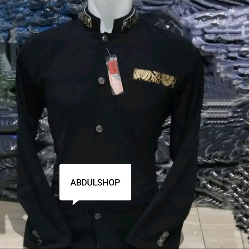 ((ABDULSHOP)) JASKO/JAS KOKO/JASCO DEWASA VARIASI BATIK KERAH DAN SAKU TERLARIS BUSANA MUSLIM PRIA