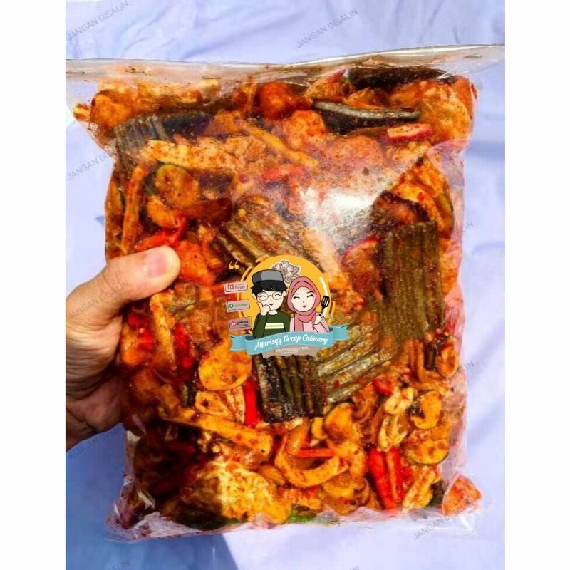 

Seblak Kerupuk Mix Pedas Daun Jeruk | Seblak Campur Pedas 250gr, 500gr & 1kg