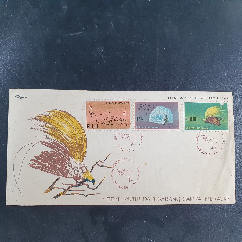 

Perangko SHP Merah Putih dari Sabang sampai Merauke 1963