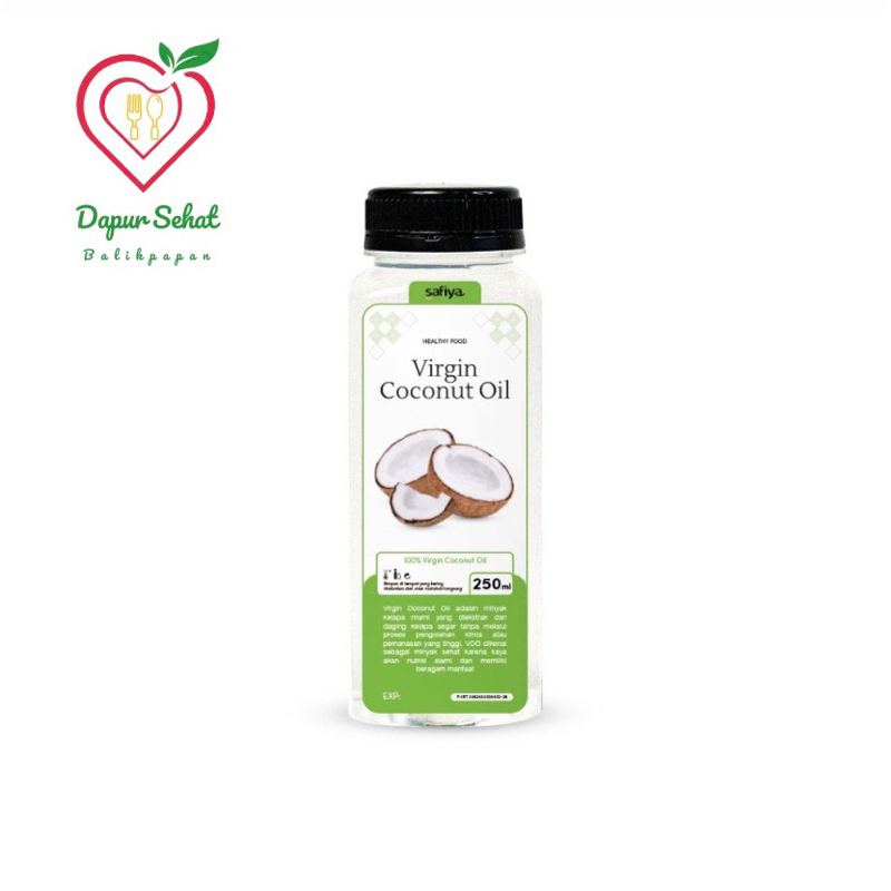 

SAFIYA Virgin COCONUT OIL 250ml ORIGINAL / COD Balikpapan minyak kelapa Murni / Virgin Coconut Oil Premium / minyak kelapa untuk diet / Minyak kelapa sehat