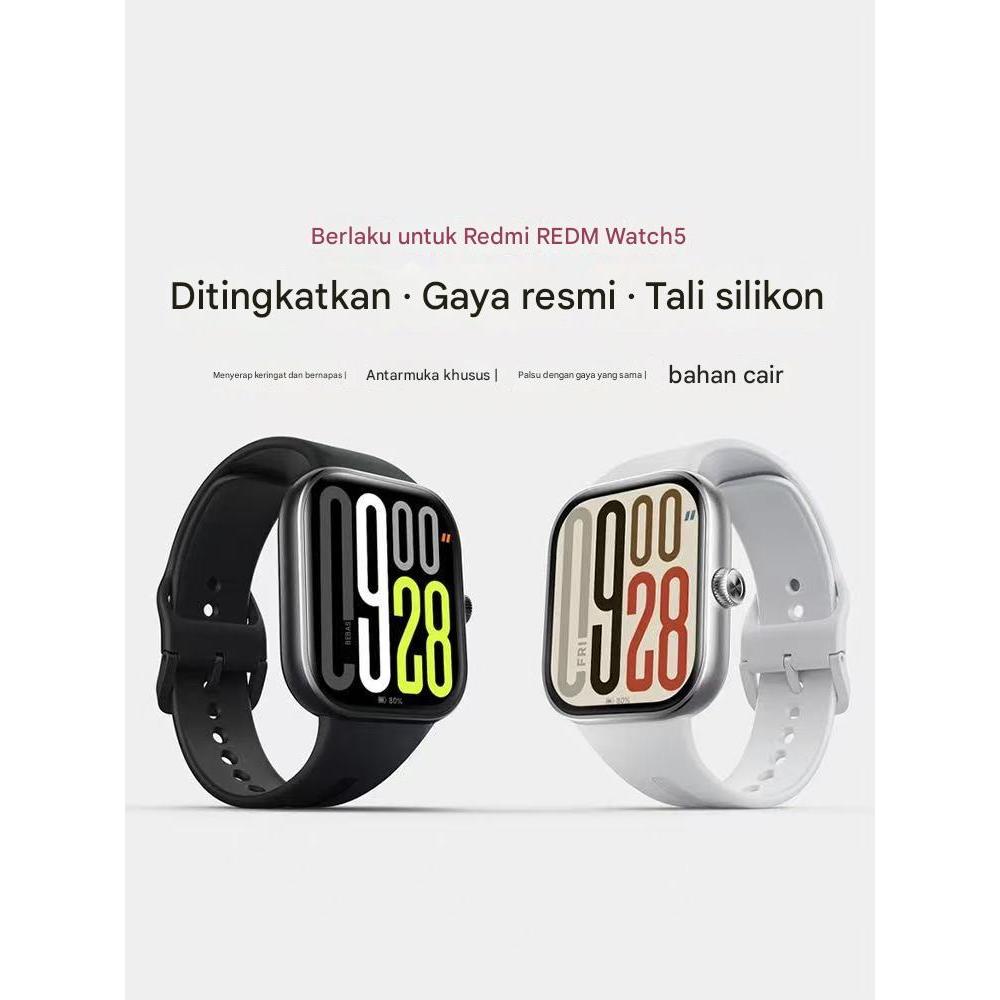 Berlaku untuk tali jam tangan Redmi Watch5 resmi sama dengan tali jam tangan pintar silikon Redmi Wa