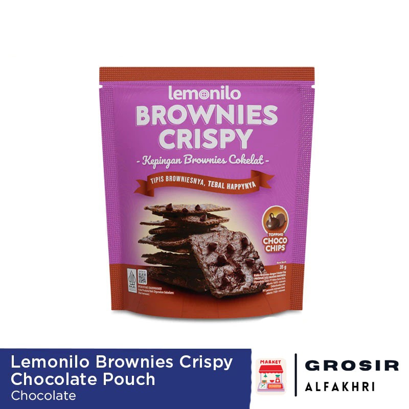 

LEMONILO BROWNIES CRISPY CHOCO CHIPS 35GR