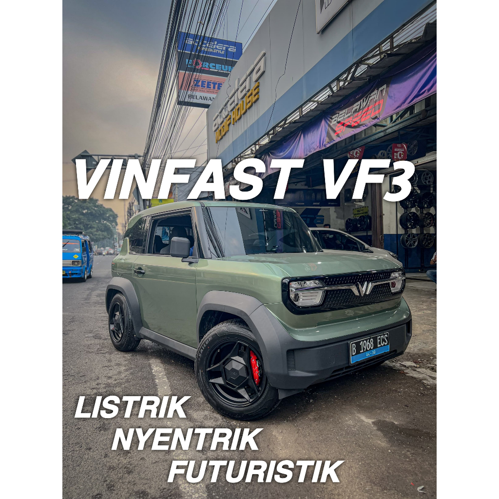 PAKET VELG PLUS BAN ACCELERA 205 65 R16 UNTUK MOBIL VINFAST USE VELG HSR TELU RING 16