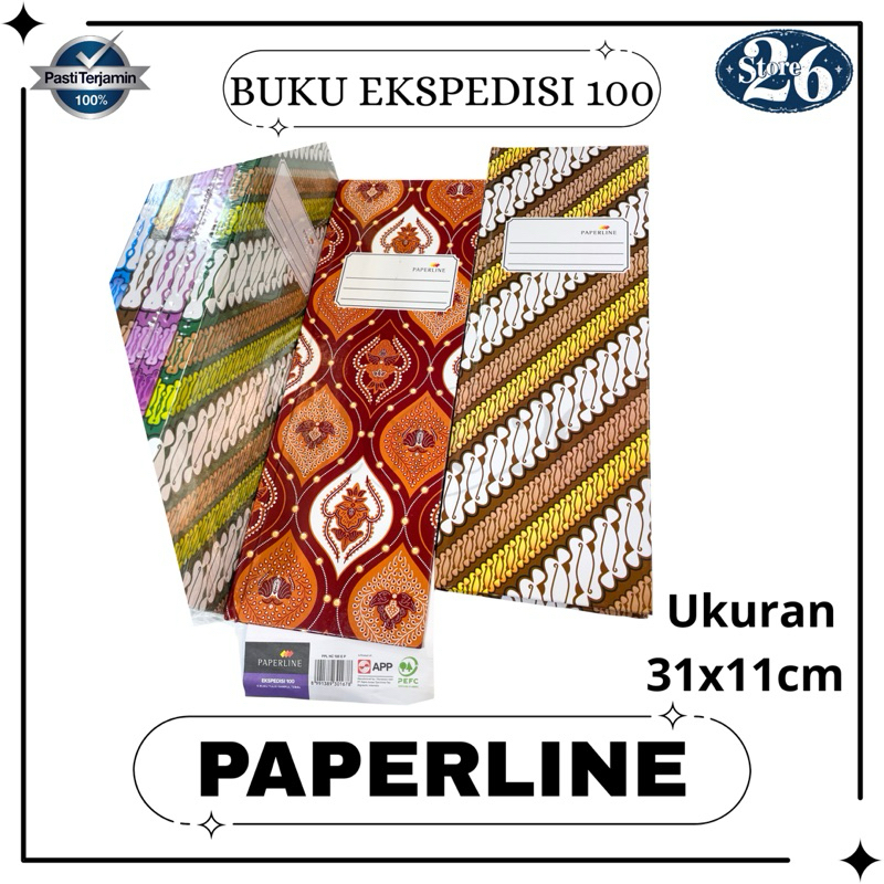 

Buku Hardcover Ekspedisi Paperline 100 Lembar