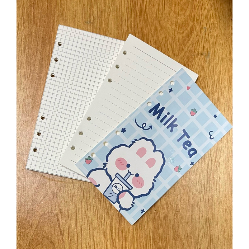 

Kertas Binder A6 + Cover 6 ring | 80 lembar