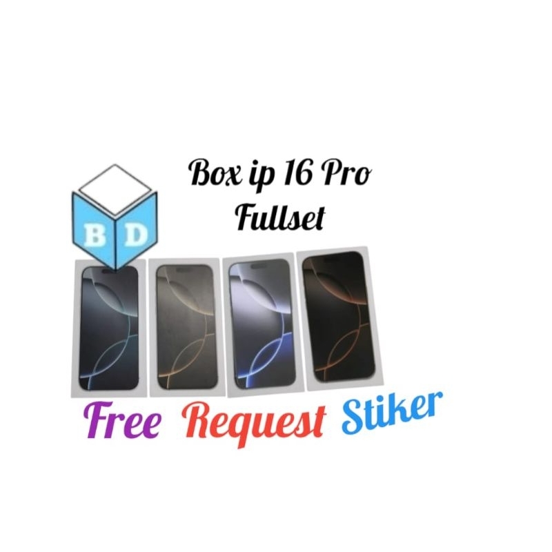 

BOX/KOTAK 16 PRO FULLSET, WARNA LENGKAP