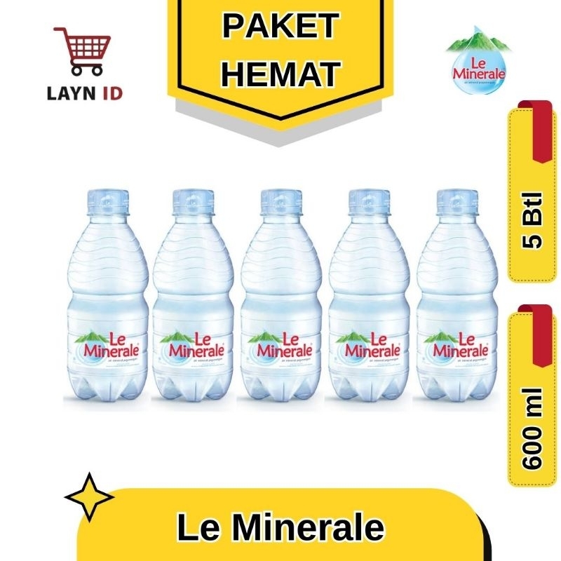 

Le Minerale PAKET HEMAT 5 BOTOL - Air Mineral Botol 330 ml