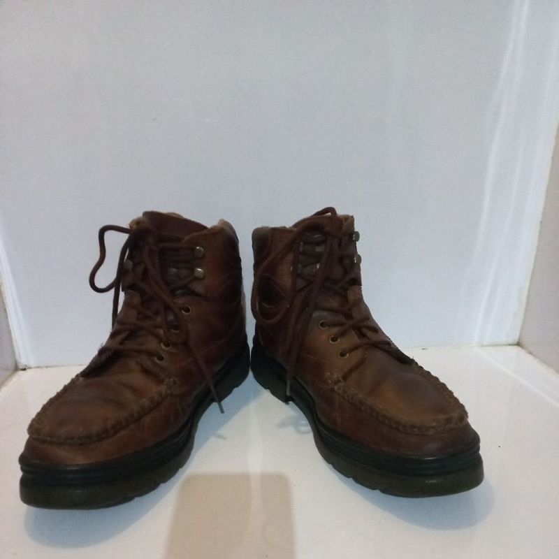 sepatu moctoe boots Usa American eagle sz.43 ganteng