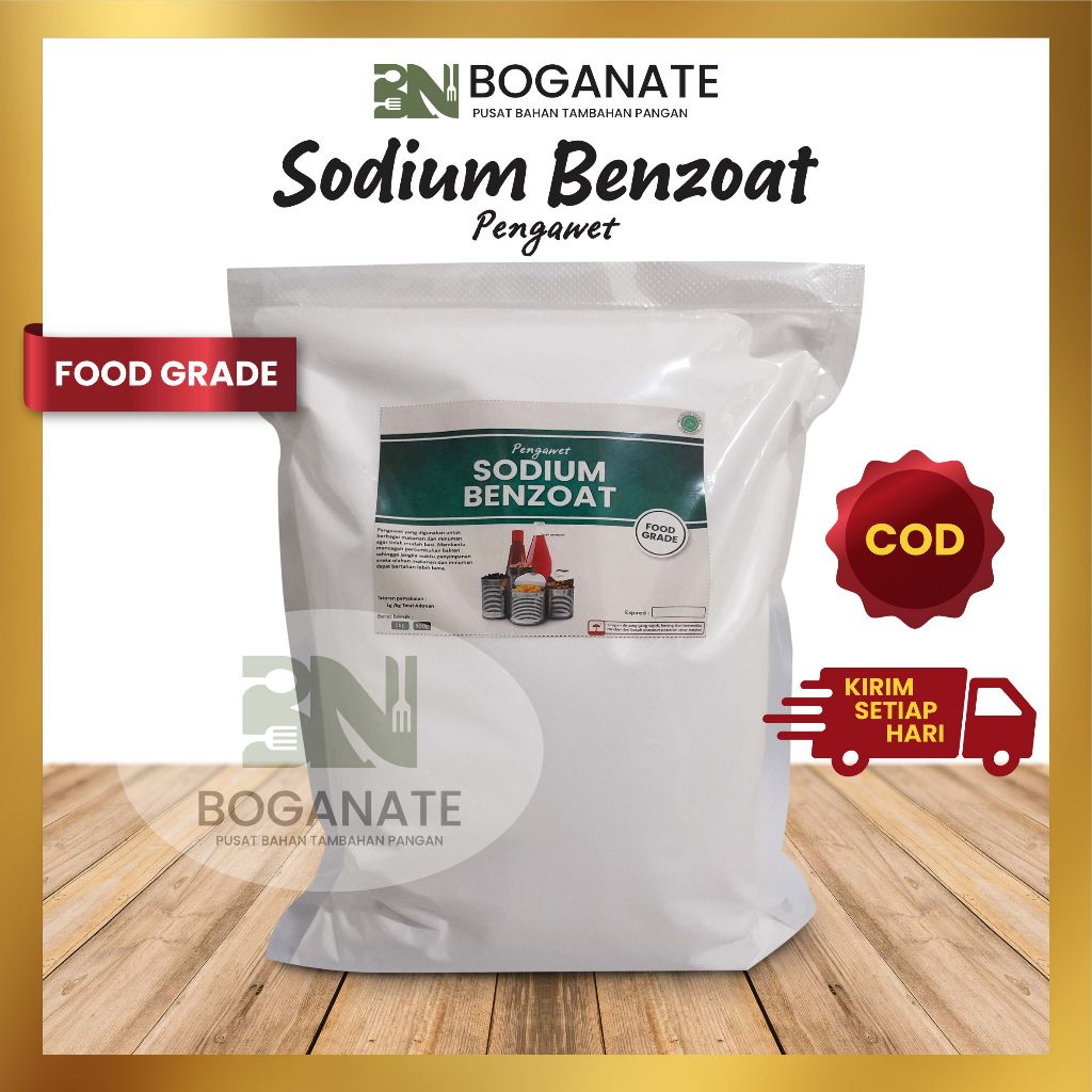 

Sodium Benzoat 1kg / Pengawet Makanan dan Minuman