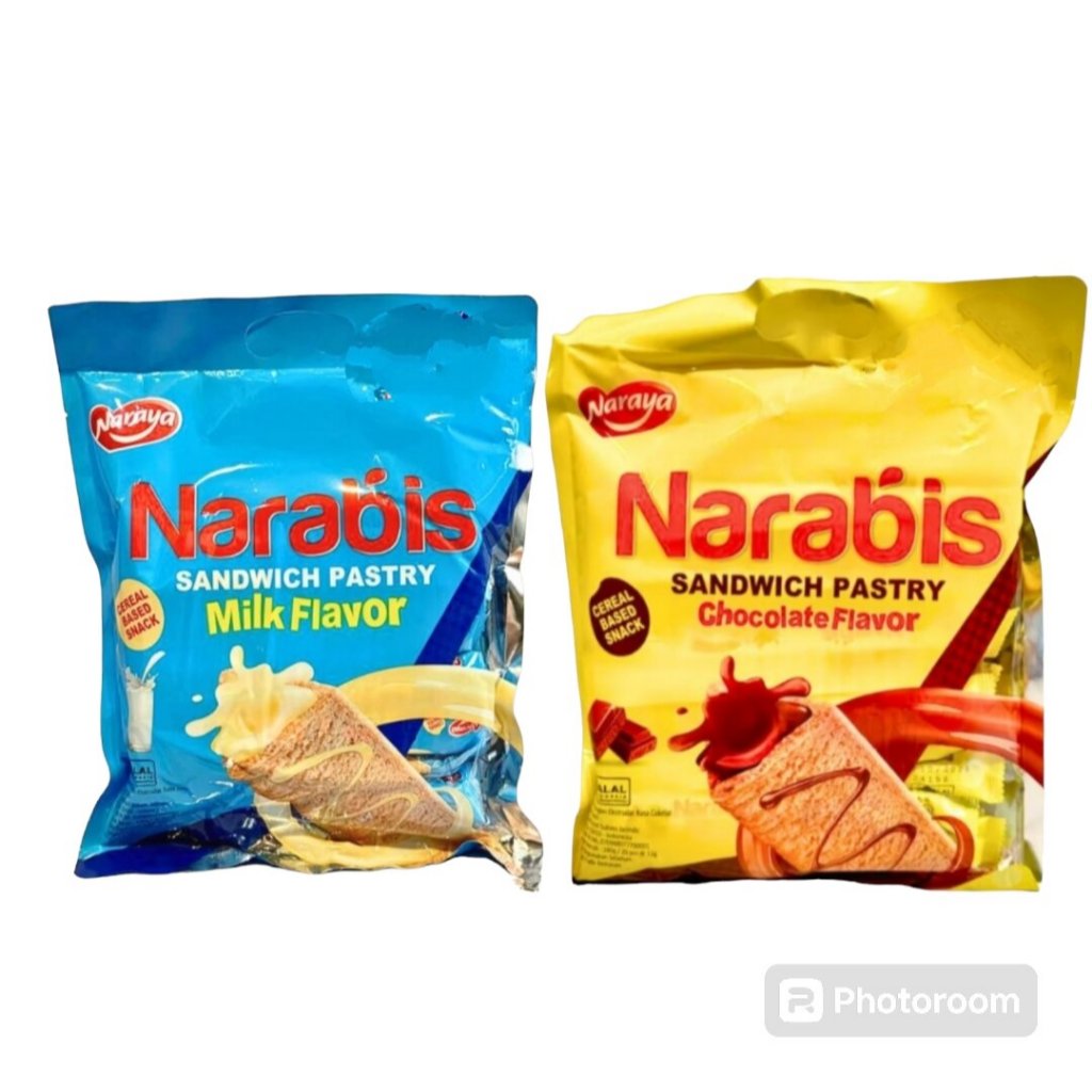 

BISKUIT NARABIS SANDWICH PASTRY COKLAT SUSU MILK CHOCOLATE 240 GR