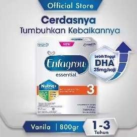 

ENFAGROW ENSSENTIAL 3 SUSU BUBUK PERTUMBUHAN ANAK 1-3 TAHUN VANILA 800 GRAM
