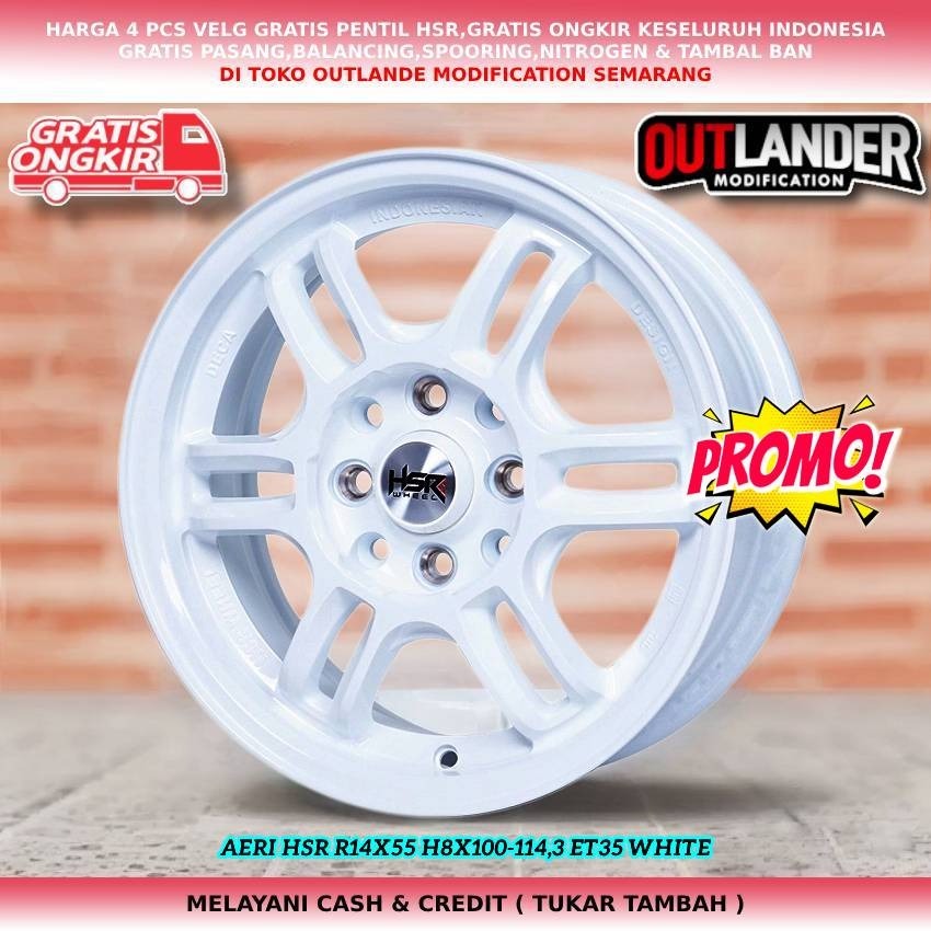 velg mobil racing r14, velg mobil avanza xenia kijang agya calya karimun altis aveo dll hsr aeri r14