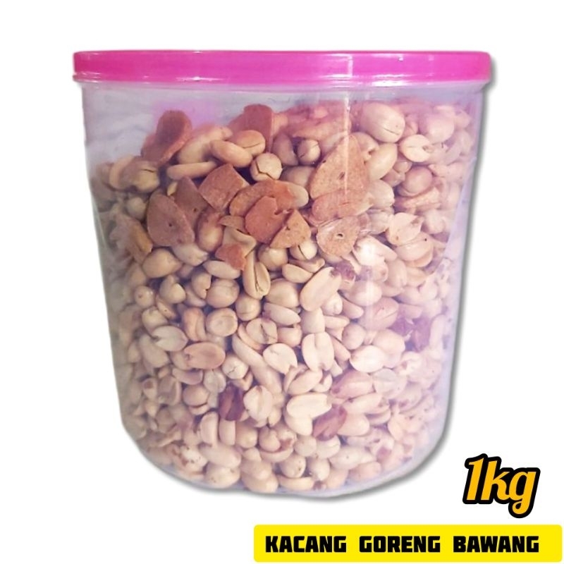 

Kacang Goreng Bawang 1kg Home Made Gurih Peanut Kriuk Snack