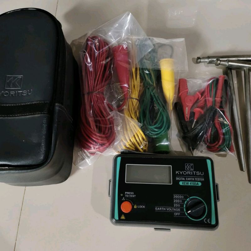 MEGER Merk KYORITSU 4105A / GROUNDING TESTER Merk KYORITSU 4105A