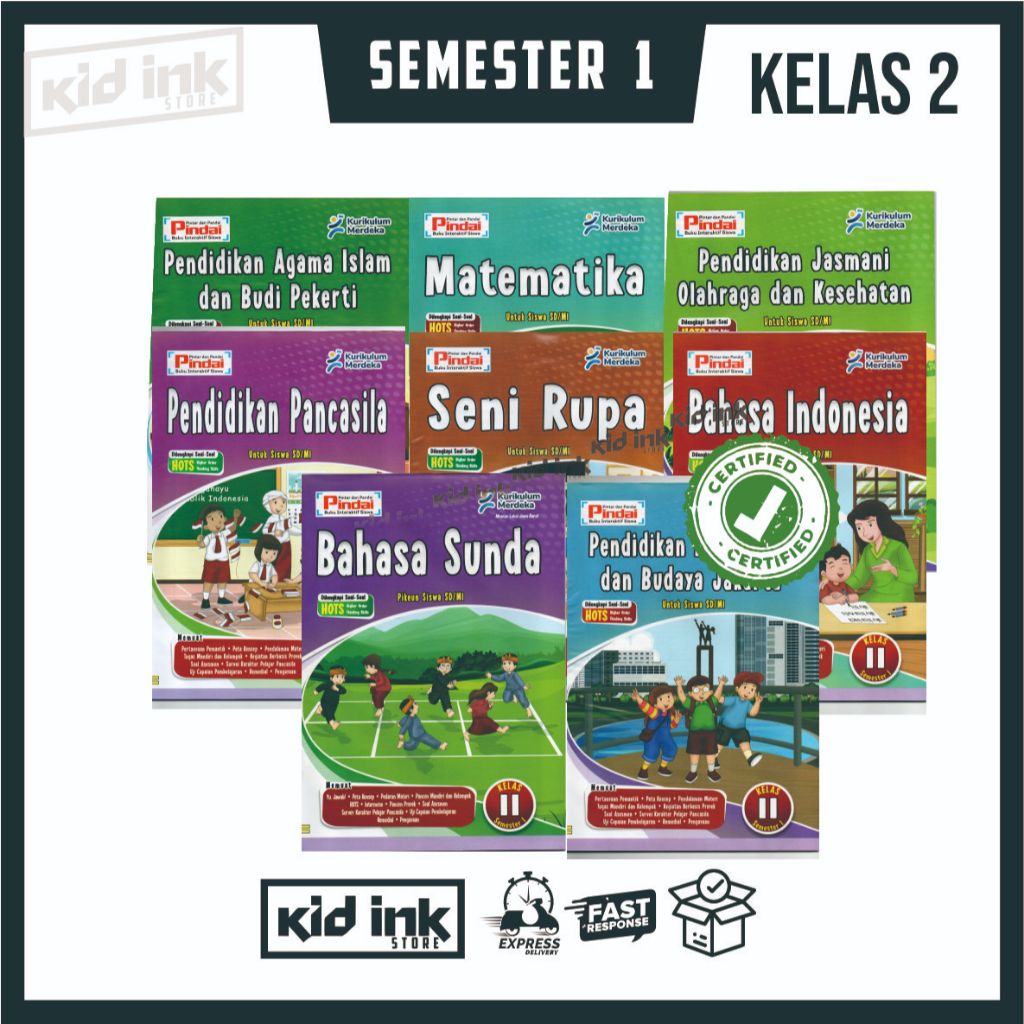 LKS PINDAI KUMER KELAS 2 SD (ARYADUTA) SEMESTER 1