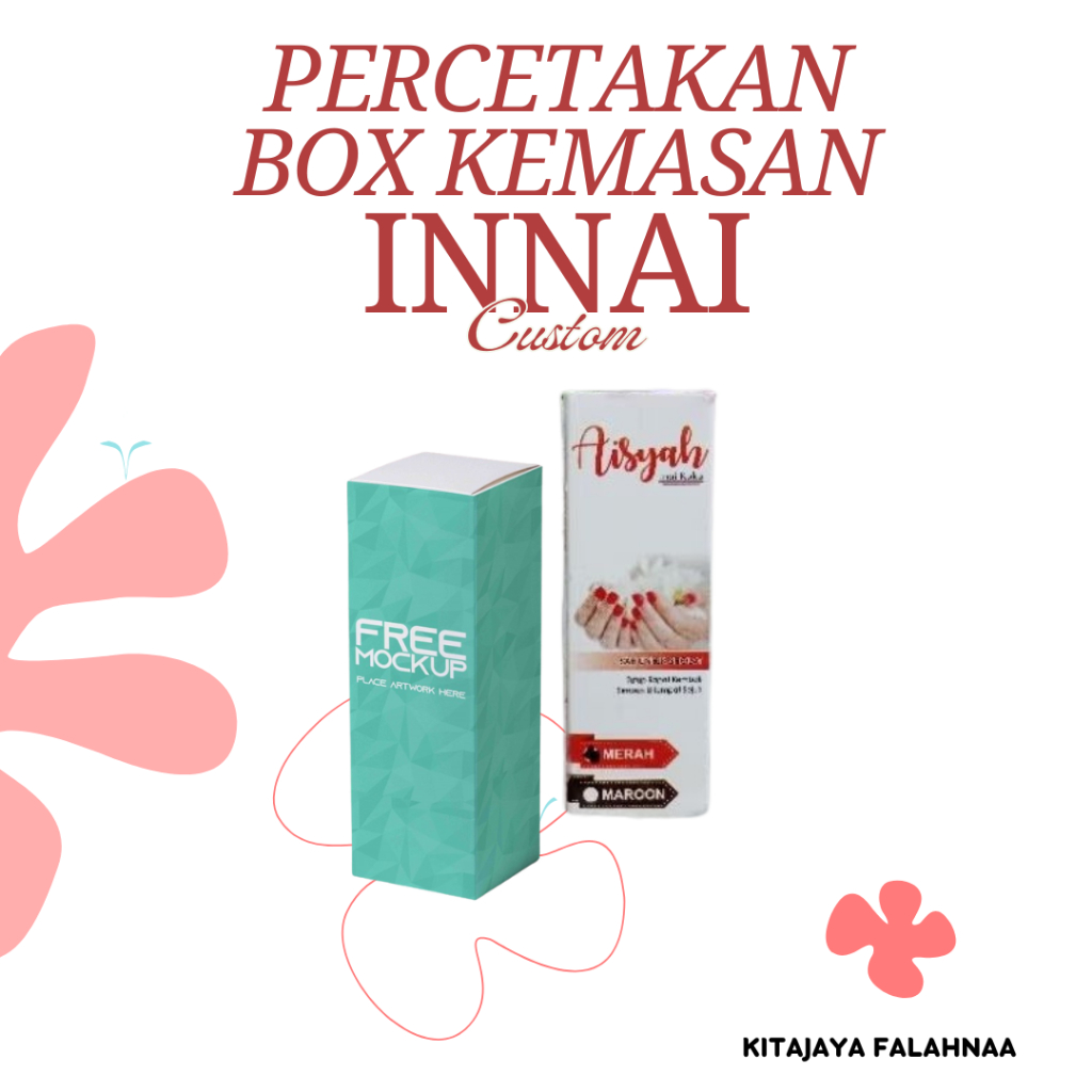 

BOX PACKAGING PARFUM/HENNA/INNAI CUSTOM