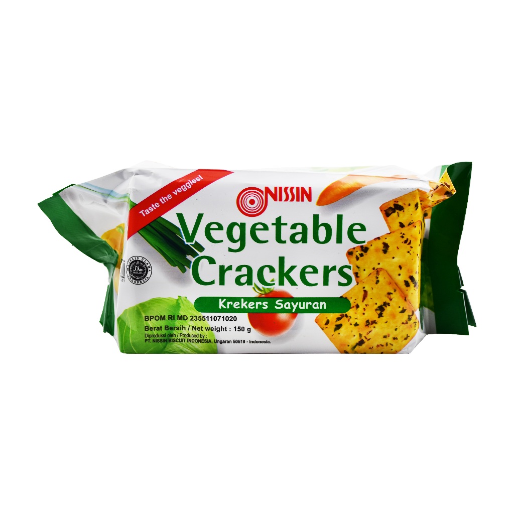 

BISKUIT CRACKERS SAYURAN VEGETABLE KREKERS 150 GR