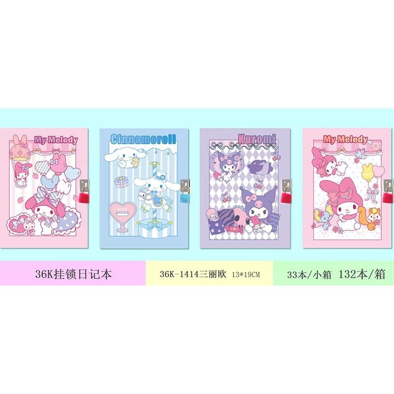 

buku diary catatan lucu karakter ukuran 10x14 cm plus gembok