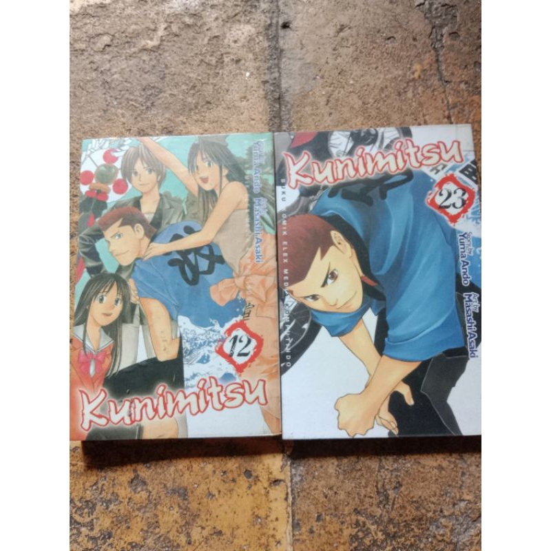 komik manga kunimitsu 12 dan 23 mulus sampul plastik