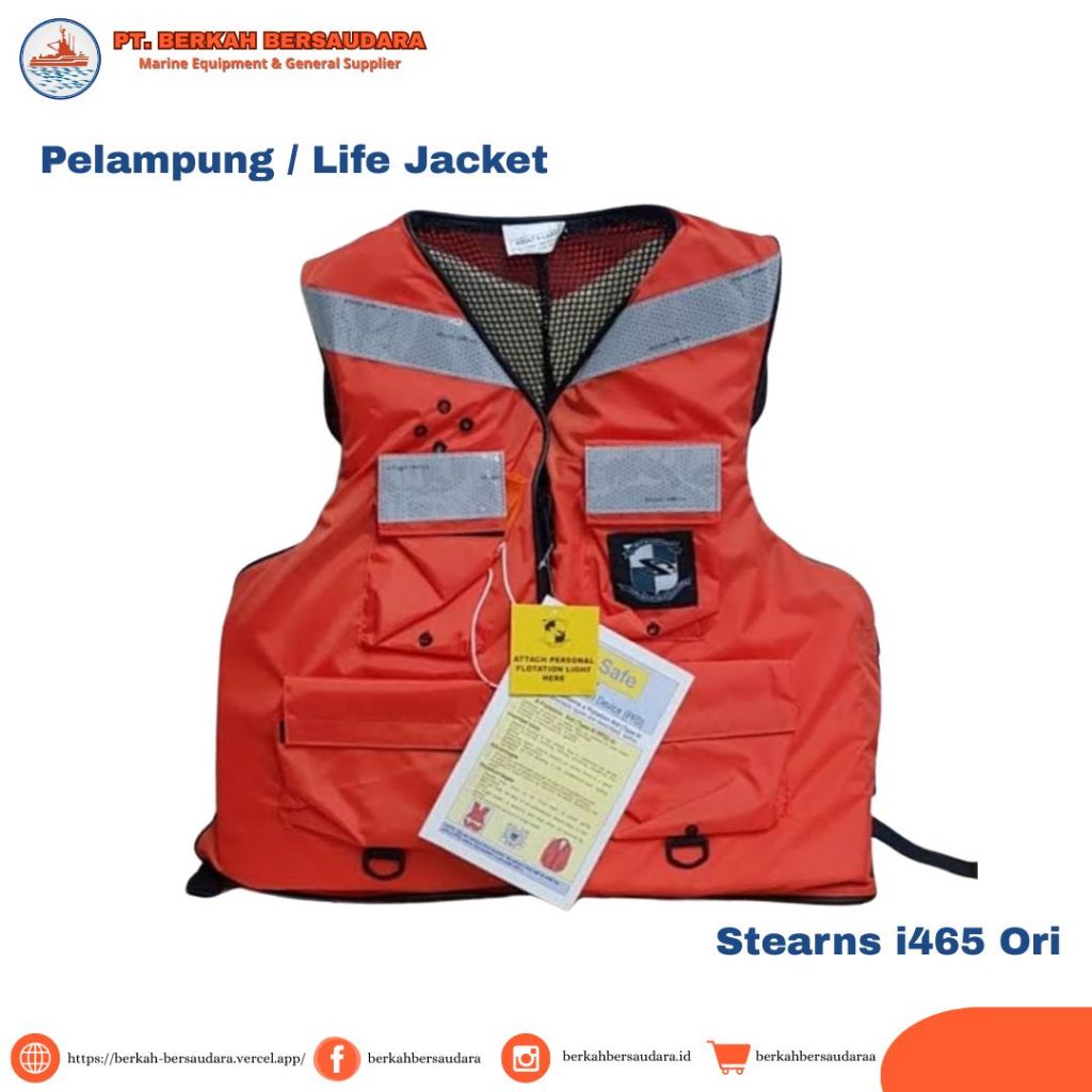 Life Jacket / Pelampung Merk stearns i465 Original