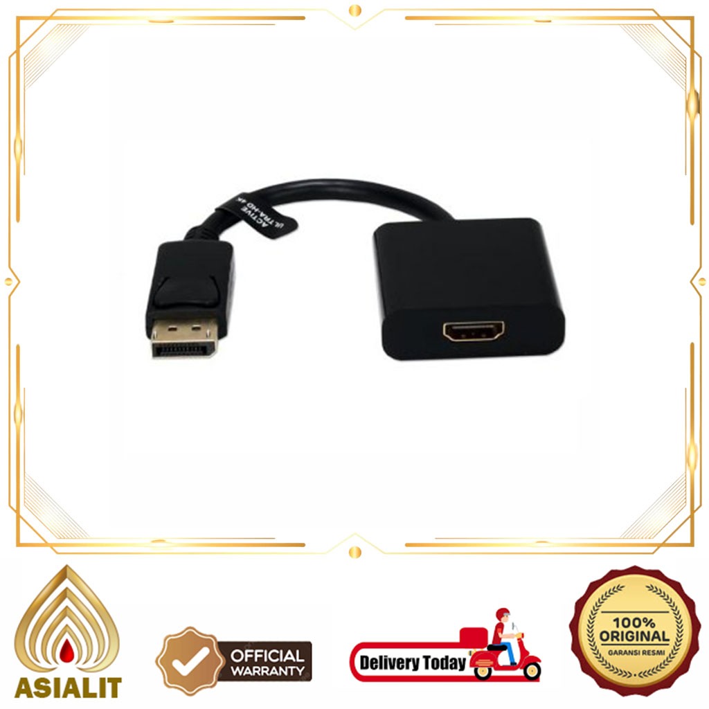 Kabel Converter Display Port To HDMI DisplayPort Male to HDMI Female